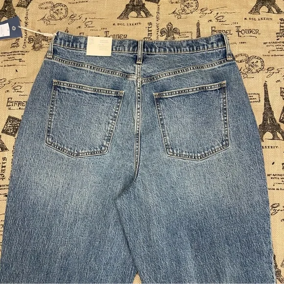 Universal Thread  Straight High-Rise Medium Tint Denim Ankle Jean - Picture 13 of 15